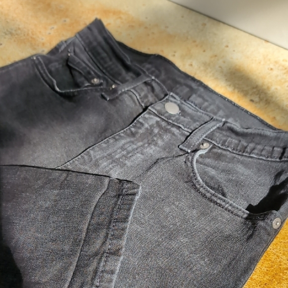 Levi's | 512 Black Denim Straight Cut Stretchy Jeans Size 32 - Picture 2 of 11